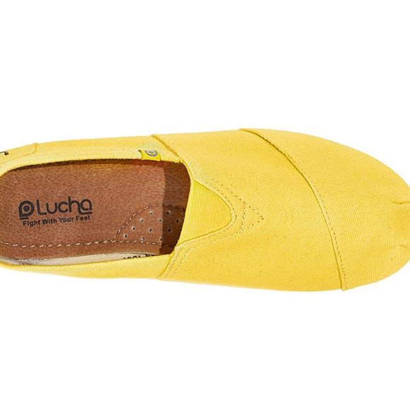 NWT. Womens Lucha Alpargata Shoes Yellow - Picture 1 of 8